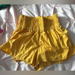 Free People Yellow Women's Shorts